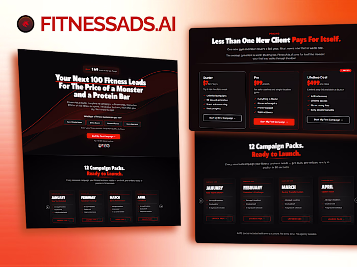 FitnessAdsAI — AI-Powered Ad Creative