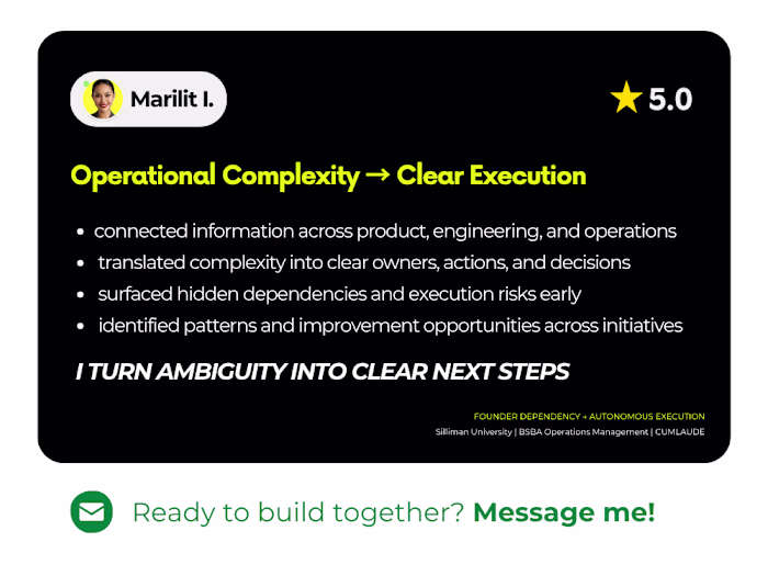 Operational Complexity → Clear Execution | Healthcare SaaS