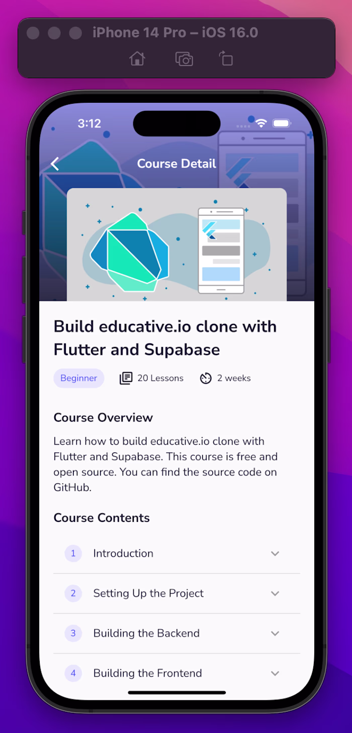 Clone of educative.io App