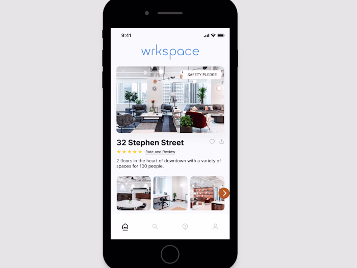 Wrkspace Mobile App