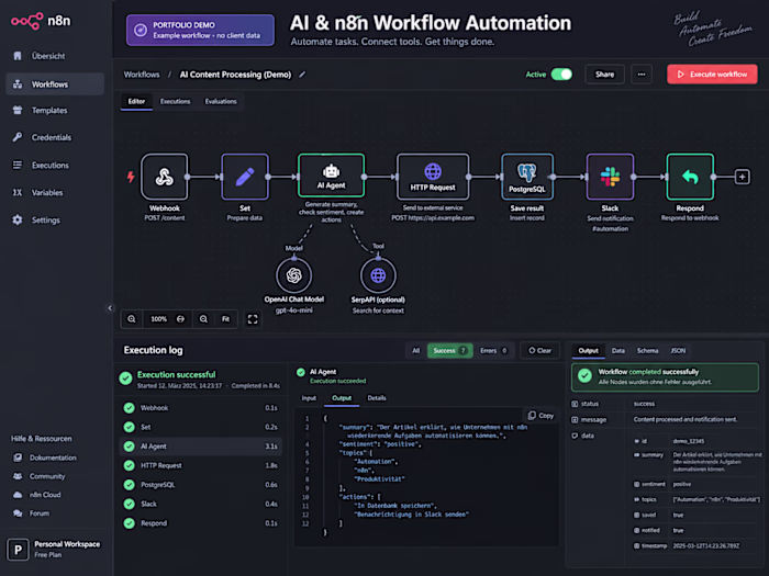 AI & n8n Workflow Automation