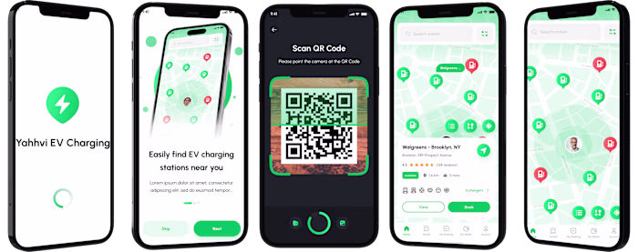 EV Charging App Design