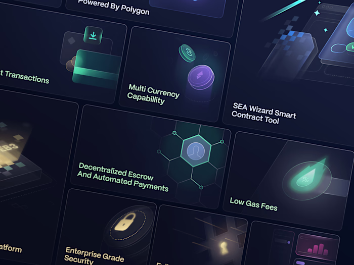 Illustrations for Fin-tech Startup Website 