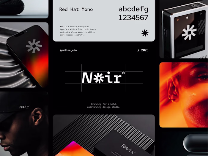 Dark & Premium Brand Identity for Modern Design Studios