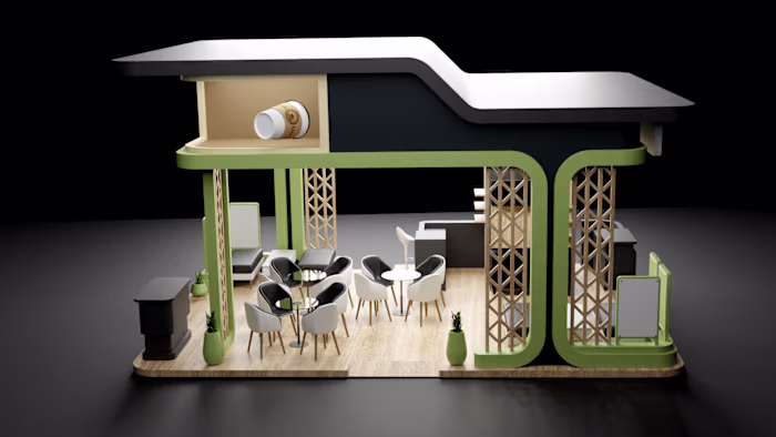 CGI (3D Stall Exhibition Setup)