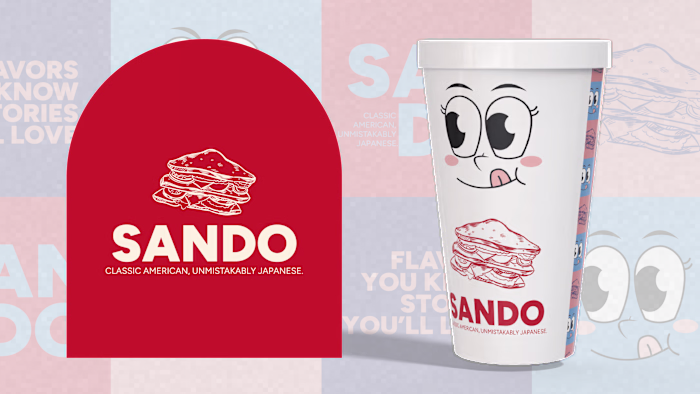 Sando – Japanese Café Branding & Packaging
