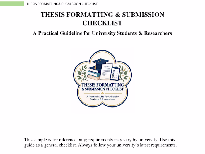 Created a practical Academic Document