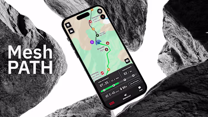 MeshPath - Off-Grid UX/UI Case Study