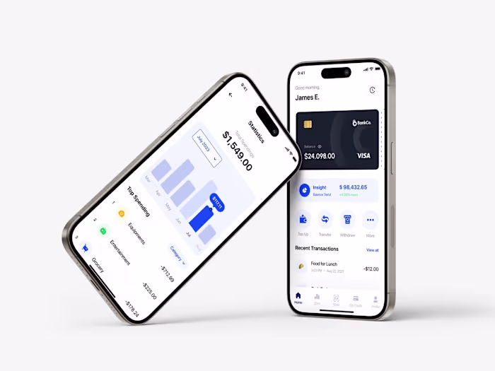 Project: Interface design of a Wallet app for an African fintech
