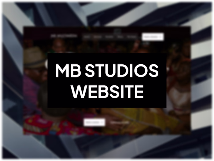 MB Studios Website Design