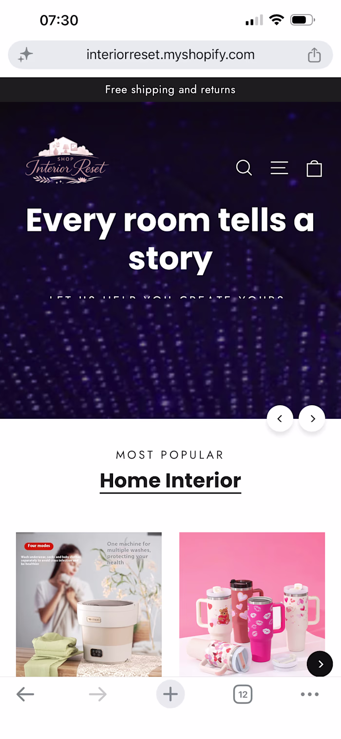 Shopify store design