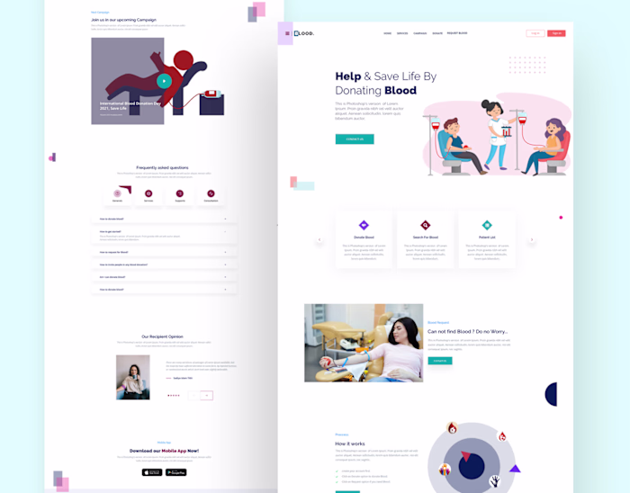 Blood Donation Website