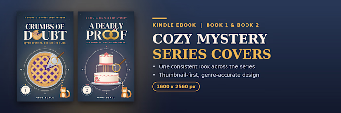 Cozy Mystery Series: Kindle Ebook Covers