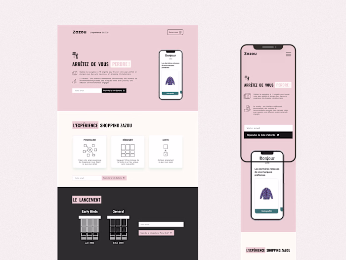 Fashion - Ecommerce Landing page