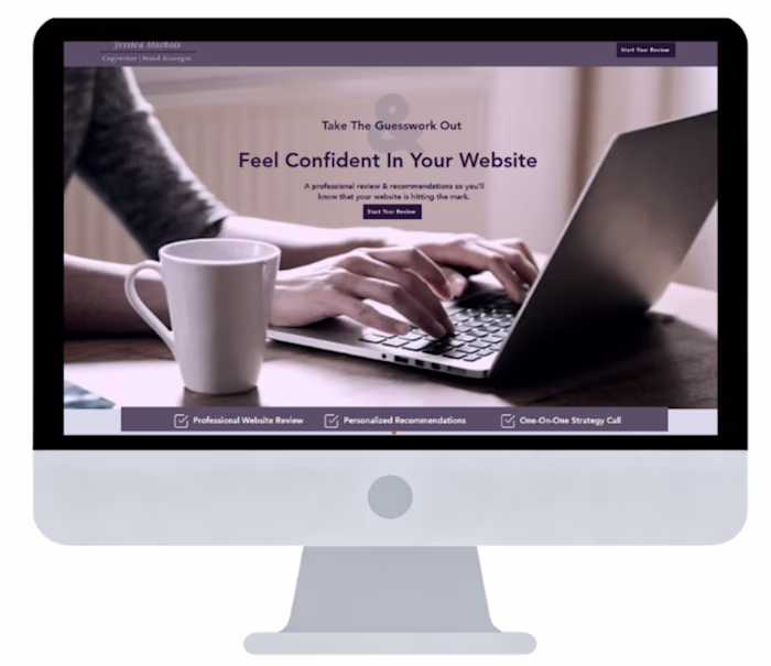 Story Framework Sales Page Build