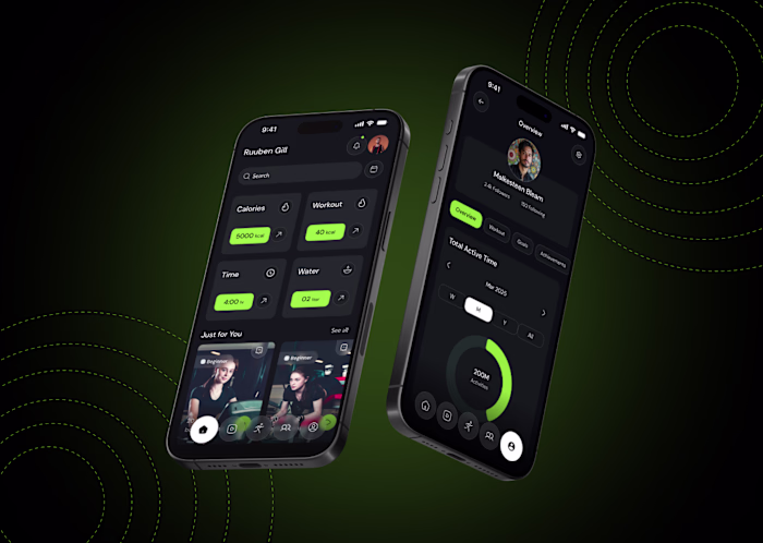Profile Page - Fitness Mobile App 
