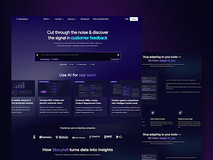 Storytell.ai Website Design and Development