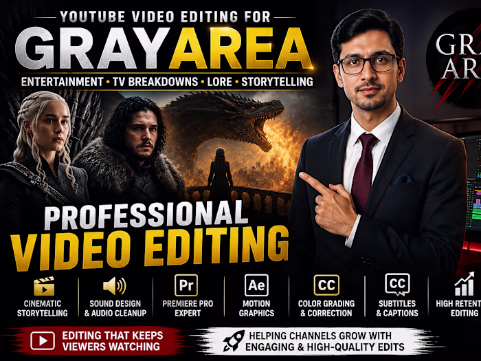 YouTube Video Editing for GrayArea