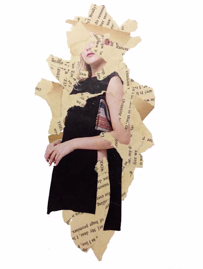 Collage Illustration for Fashion Lookbook 