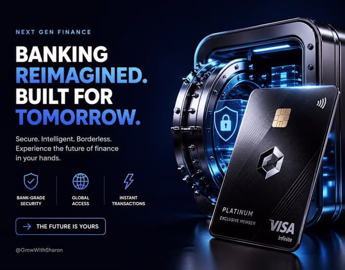 Next-Gen Fintech: 3D Visual Identity