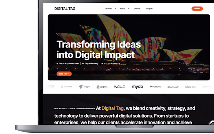 WordPress Website Development for Digital Tag
