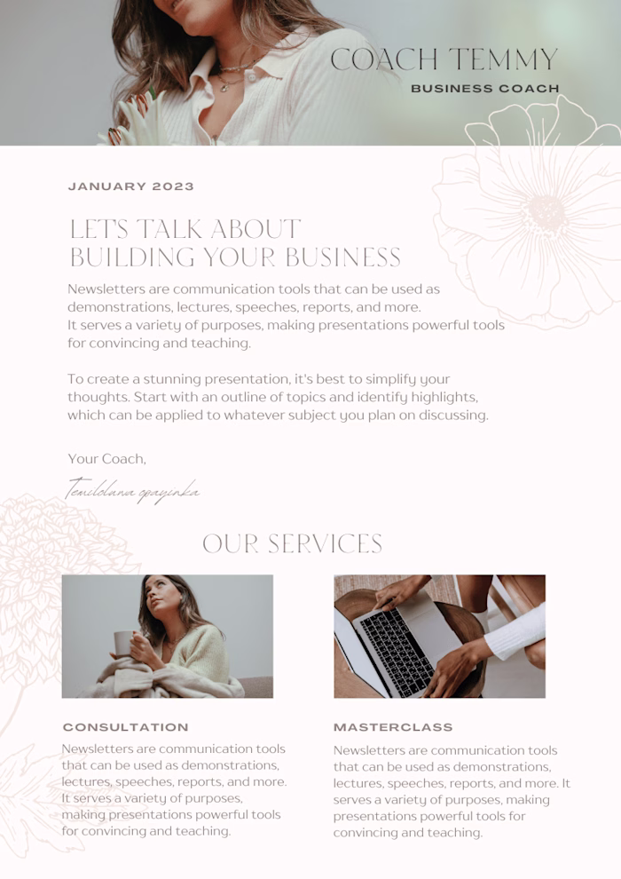 Email newsletter