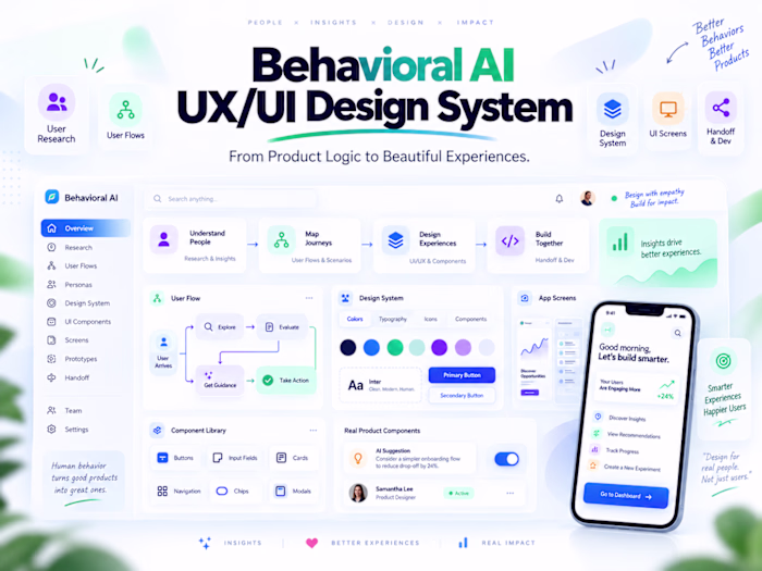 AI UX/UI Design System for