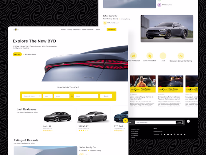 Euro NCAP Landing Page