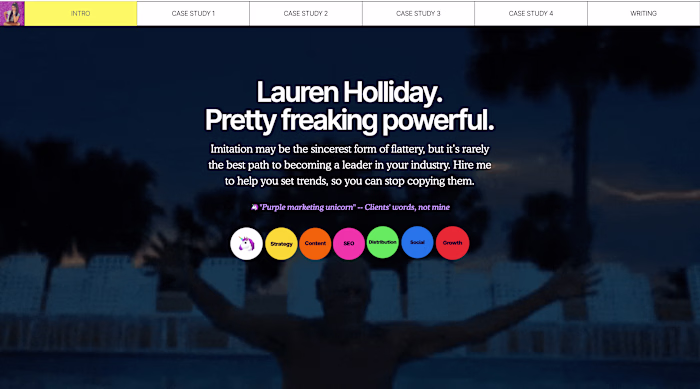 Copywriting examples