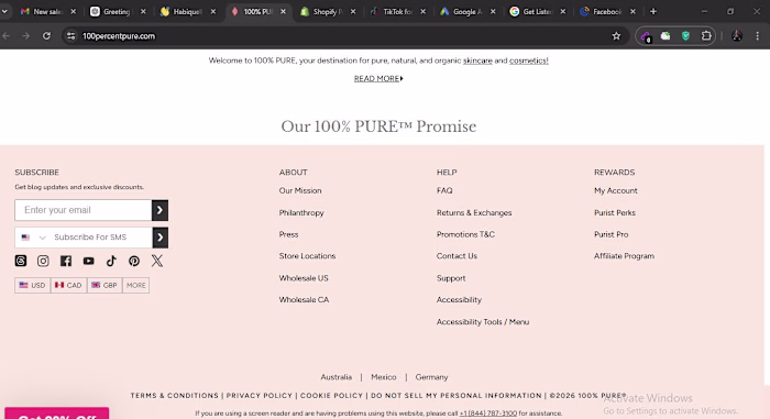 100% Pure – Shopify Beauty Store