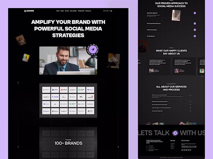 Marketing Agency Website Design - Somers