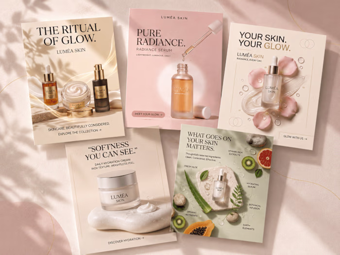 Pure Radiance — Luxury Skincare Campaign
