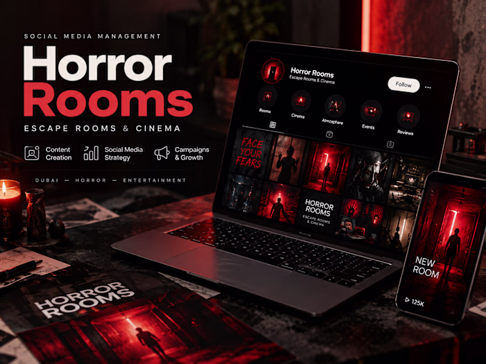 Horror Rooms | Social Media & Content Creation
