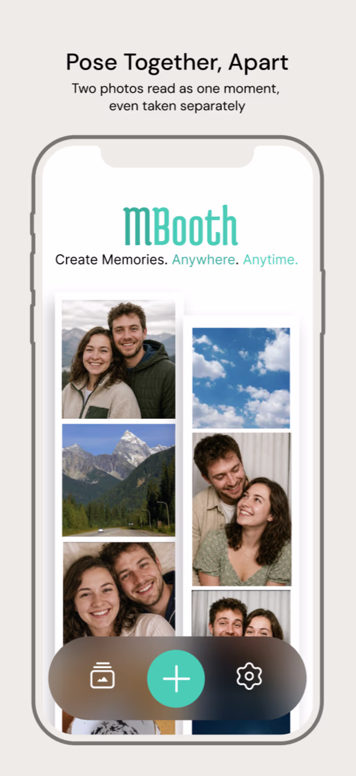 M.Booth turns two people's photos,