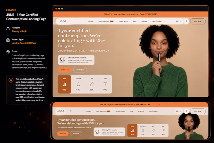 Inne.io — Shopify CRO & A/B Testing