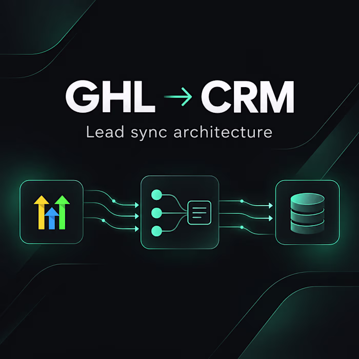 GHL → CRM — Lead sync architecture