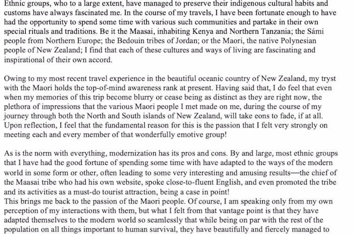 Keeping Up with the Maori