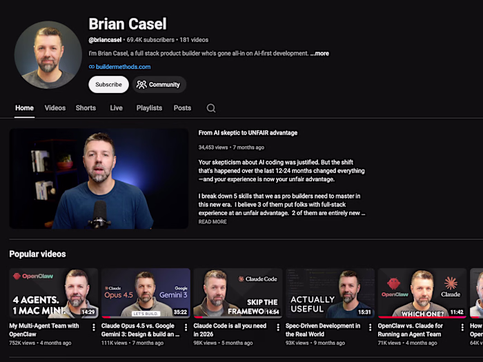 YouTube Video Editing — Brian Casel