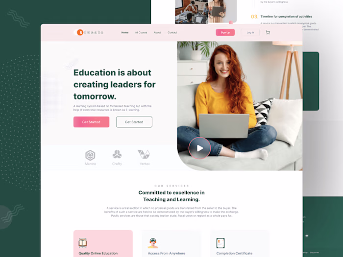 Real Estate Web design