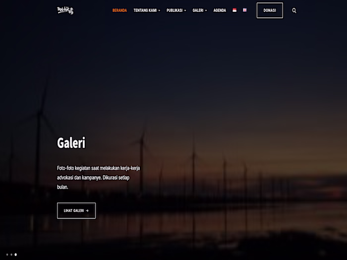 Dynamic Publishing Website for a