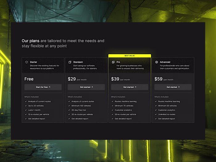 Pricing Design AI Design