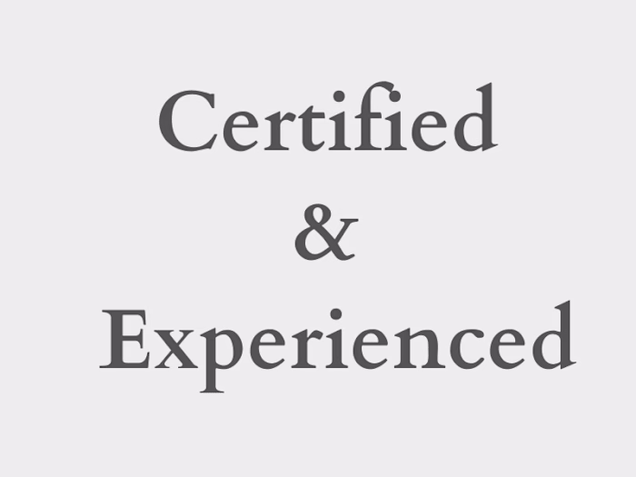Certificates