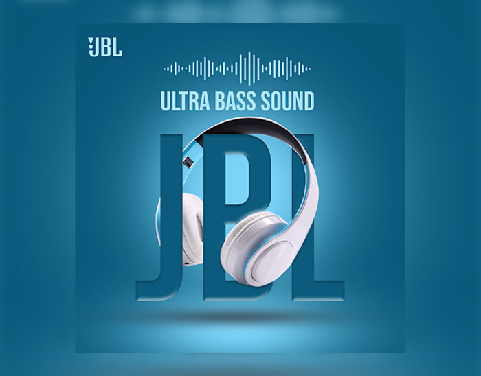 JBL Headset Social Media Design