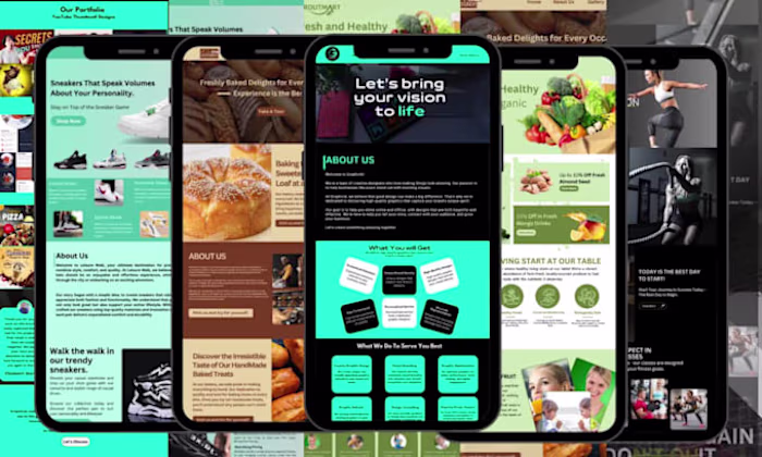I will canva website canva landing page canva portfolio website…