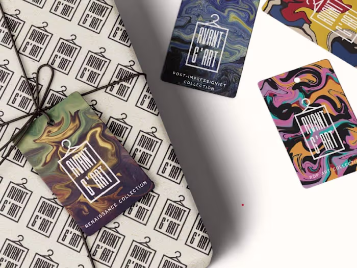 AVANT G'ART - Clothing boutique branding