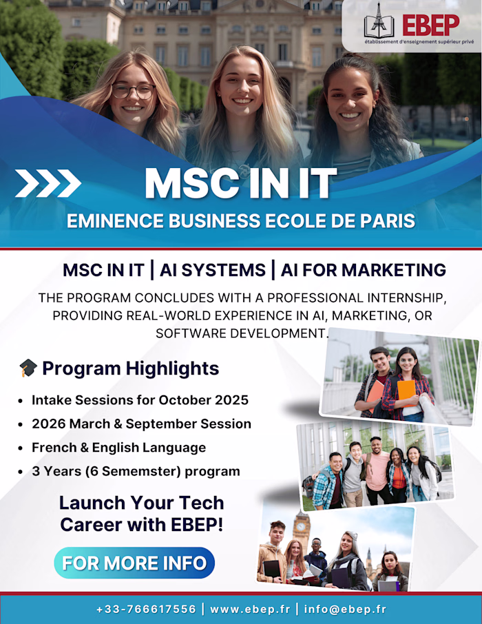 EBEP — MSc in IT (Education Poster)