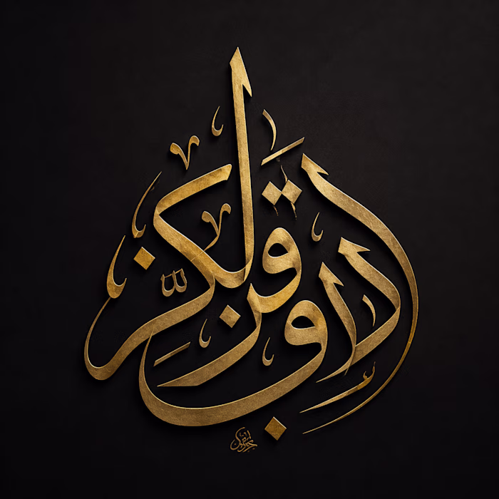 I created a luxury Arabic