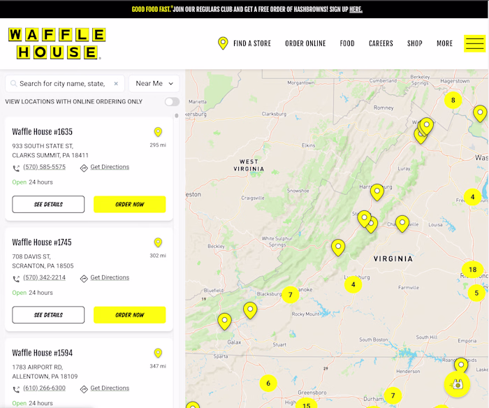 High performance high SEO serverless store locator stack