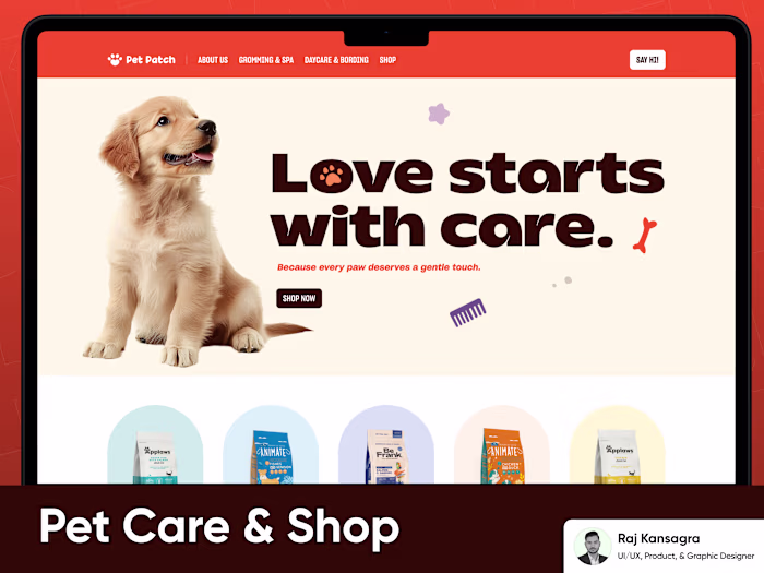 Pet Patch - Pet Care Website