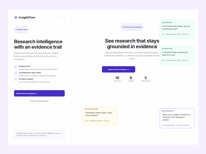 InsightFlow: Evidence-Backed AI Research Repository